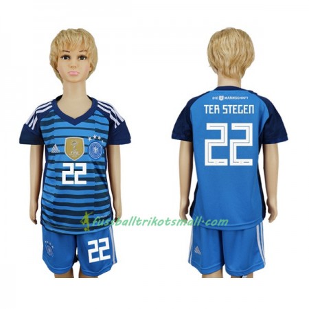 Fußballtrikots Deutschland Ter Stegen 22 Torwart Kinder WM 2018 Heimtrikotsatz kaufen